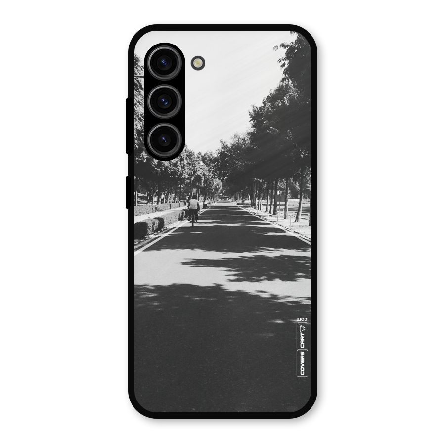 Monochrome Path Metal Back Case for Galaxy S23