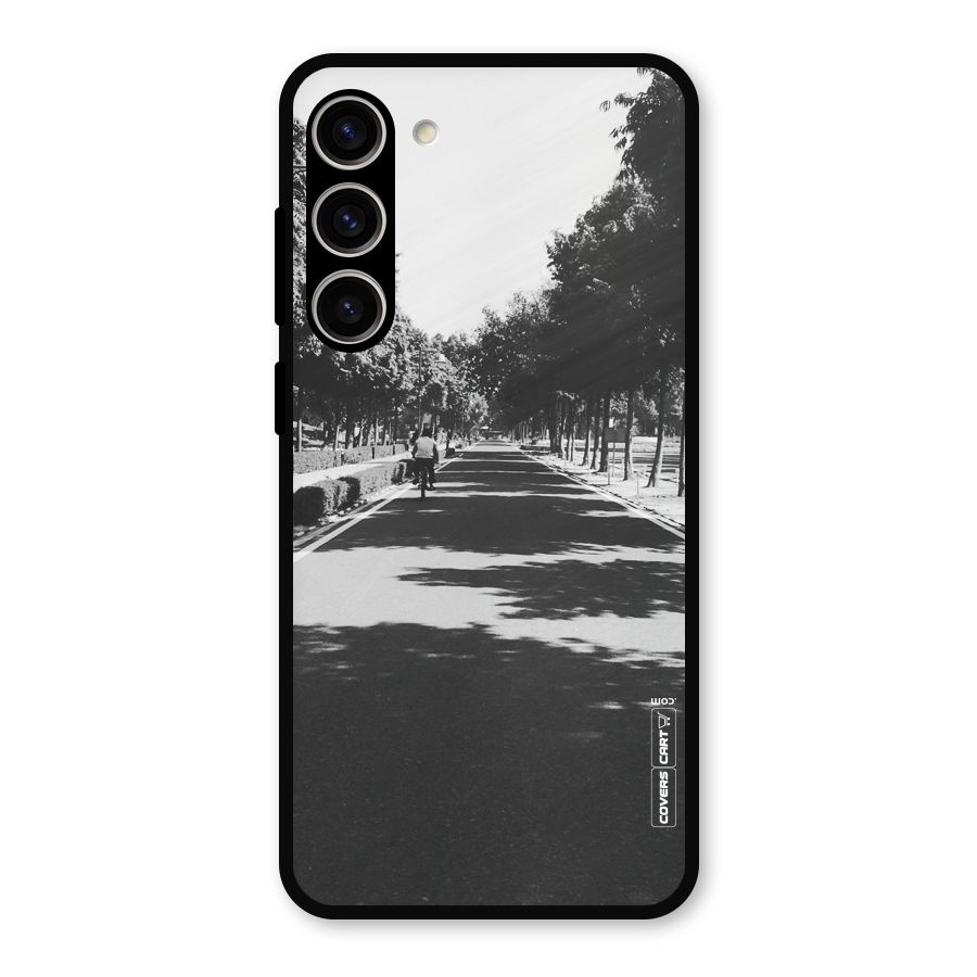 Monochrome Path Metal Back Case for Galaxy S23 Plus