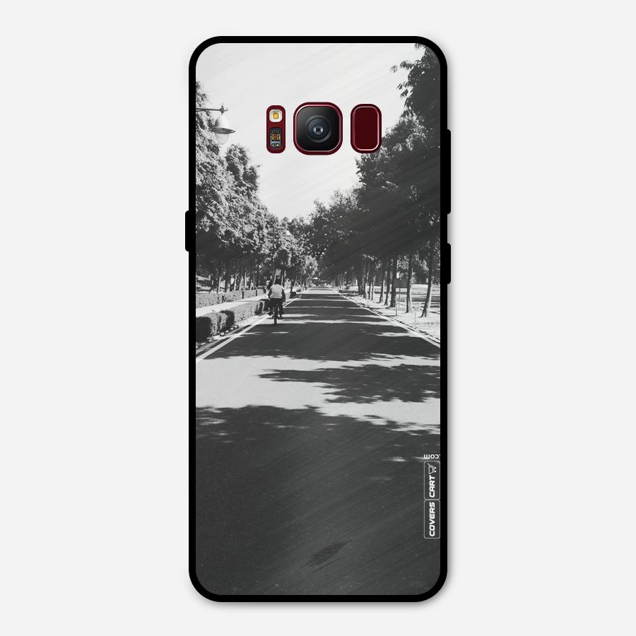 Monochrome Path Metal Back Case for Galaxy S8
