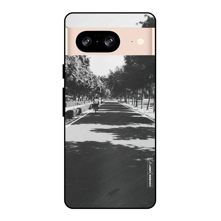 Monochrome Path Metal Back Case for Google Pixel 8