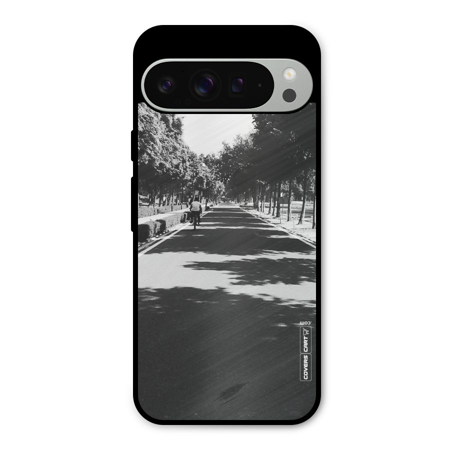 Monochrome Path Metal Back Case for Google Pixel 9 Pro XL