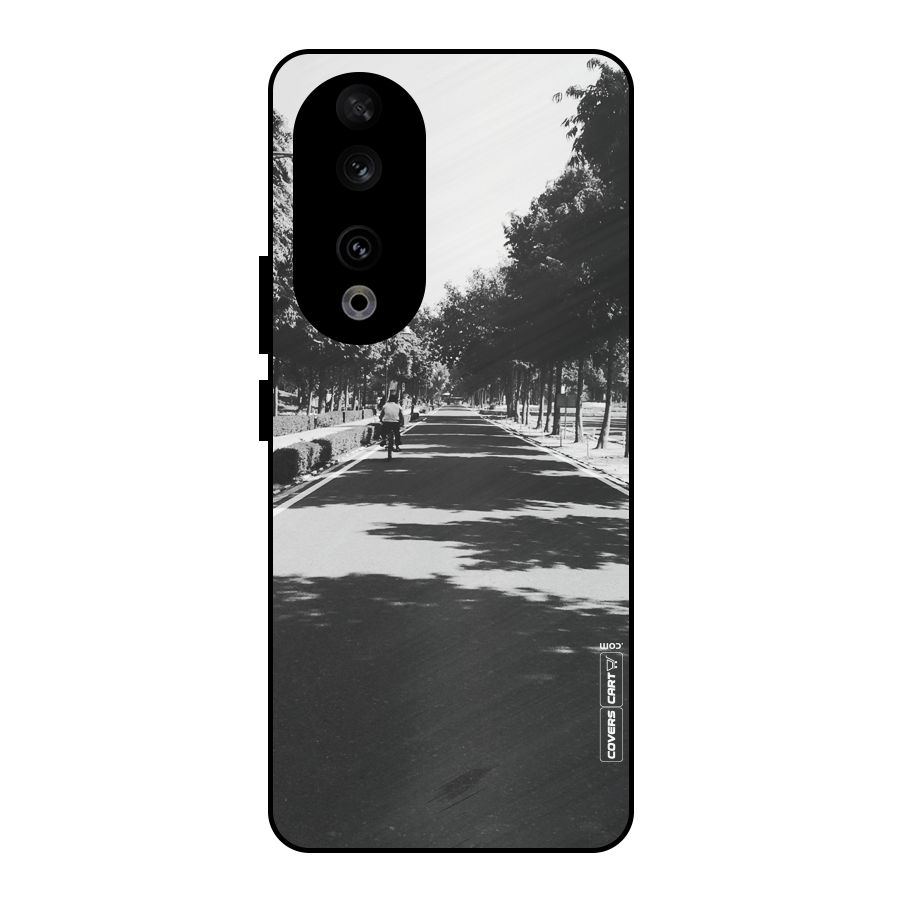 Monochrome Path Metal Back Case for Honor 90