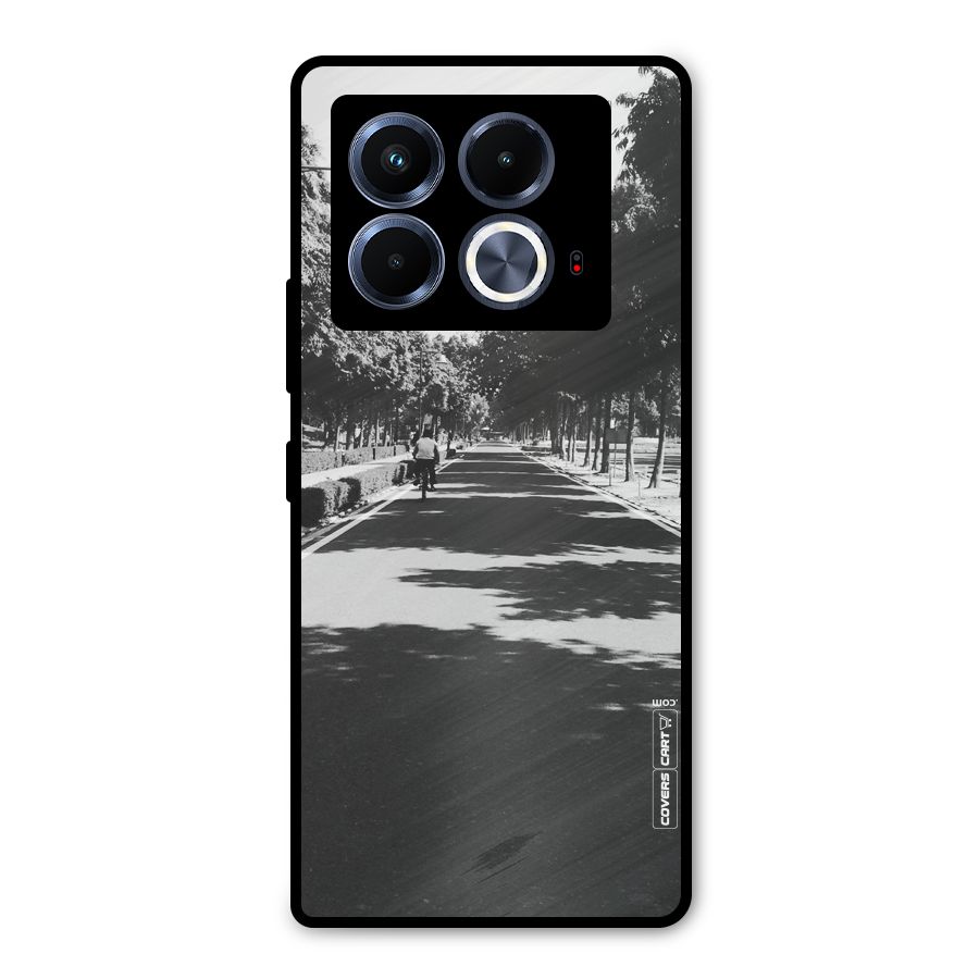 Monochrome Path Metal Back Case for Infinix Note 40 5G
