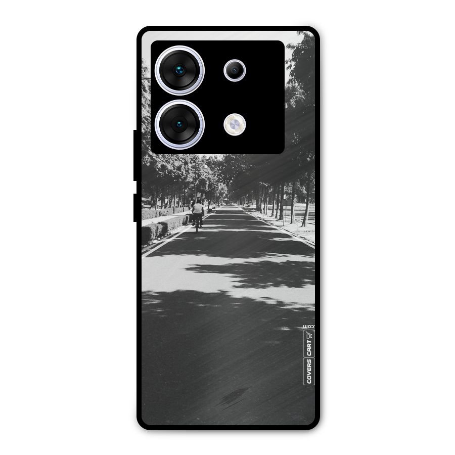 Monochrome Path Metal Back Case for Infinix Zero 30 5G
