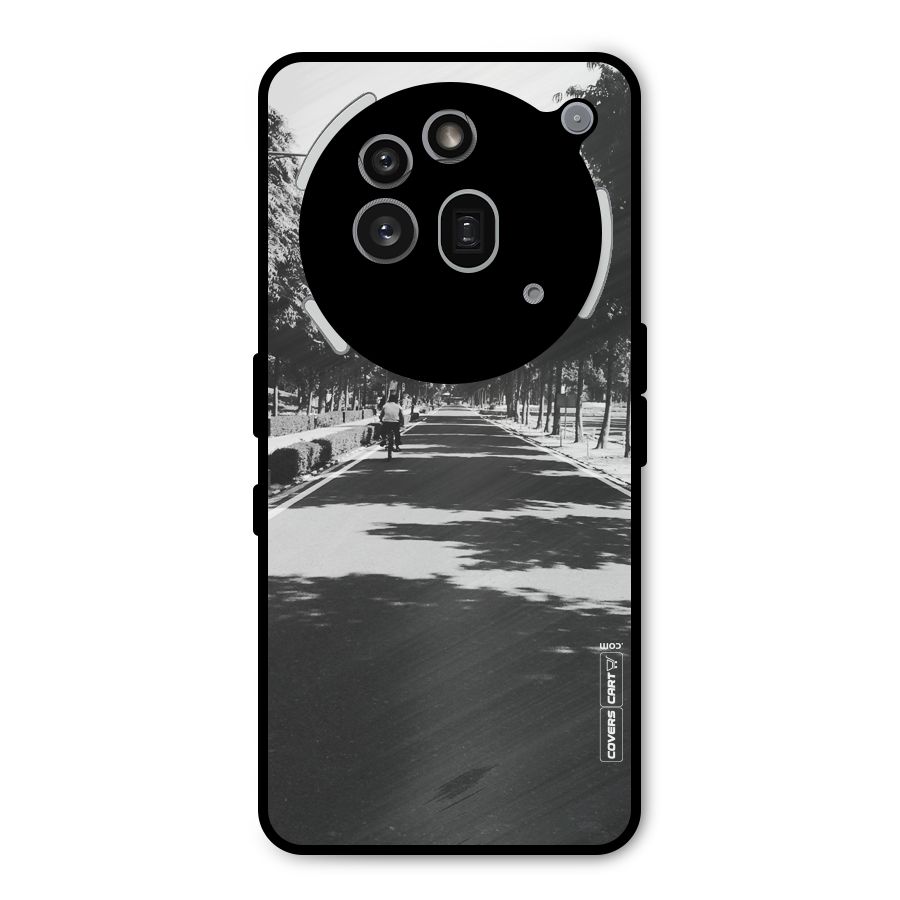 Monochrome Path Metal Back Case for Nothing Phone 3a Pro