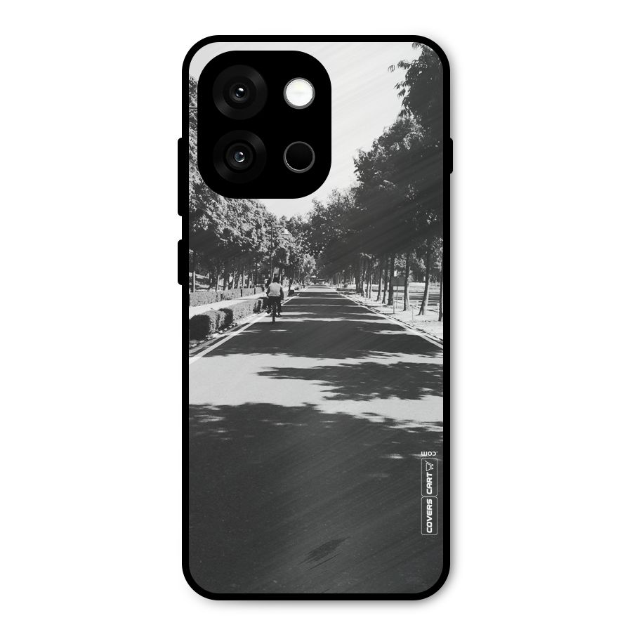 Monochrome Path Metal Back Case for OnePlus 13s