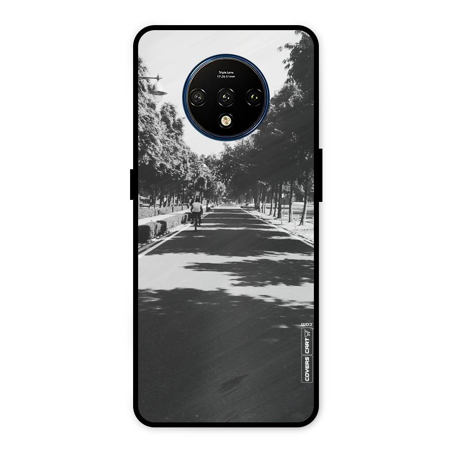 Monochrome Path Metal Back Case for OnePlus 7T