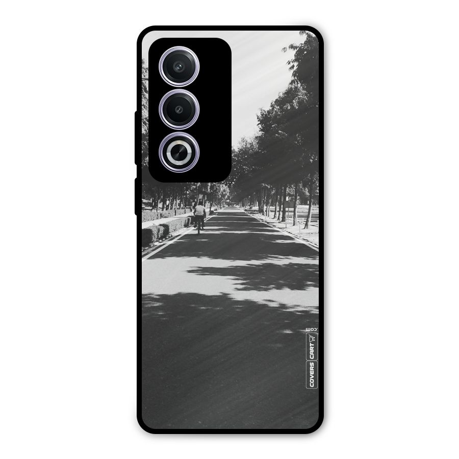 Monochrome Path Metal Back Case for Oppo A3 Pro