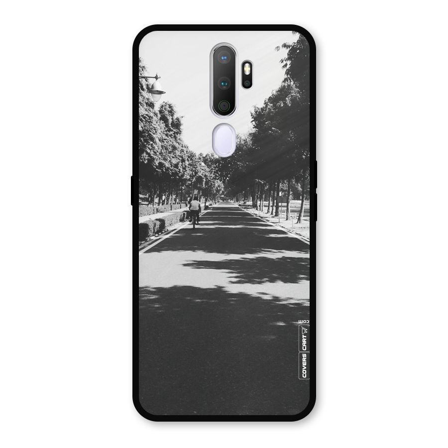 Monochrome Path Metal Back Case for Oppo A5 (2020)