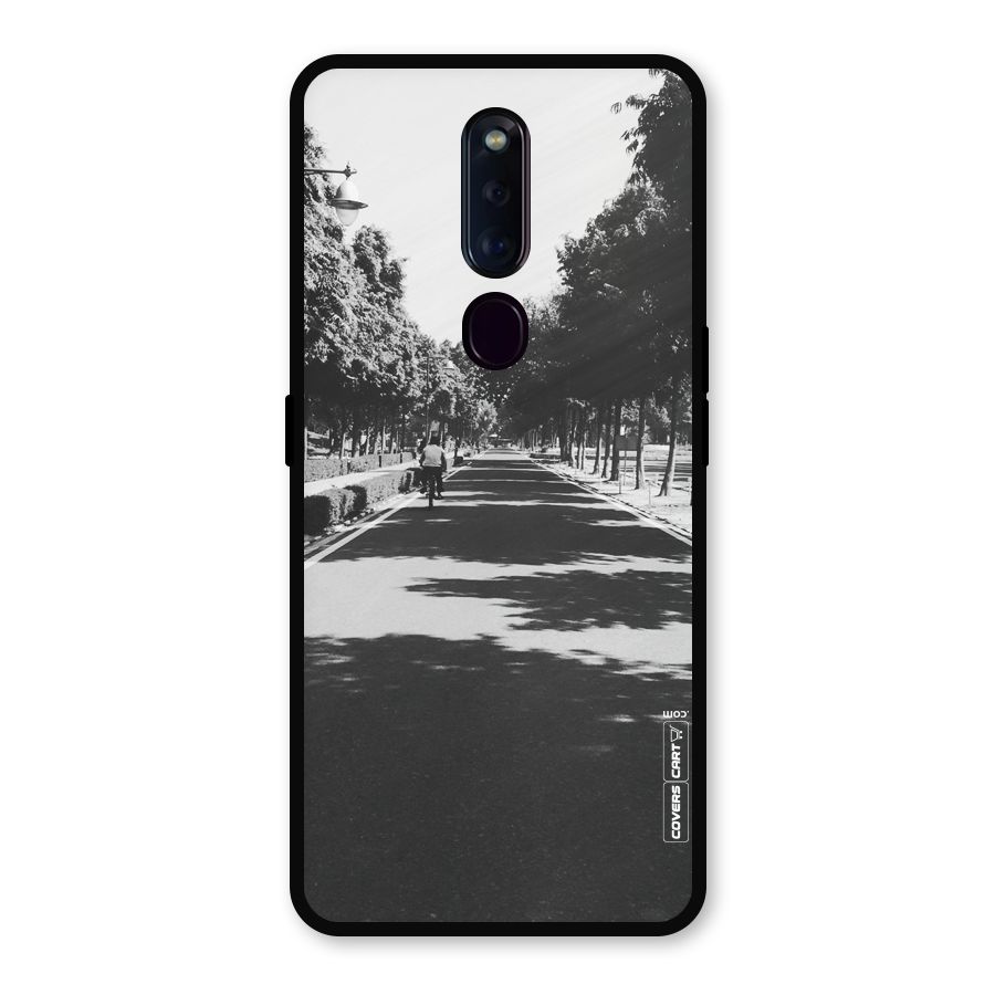 Monochrome Path Metal Back Case for Oppo F11 Pro