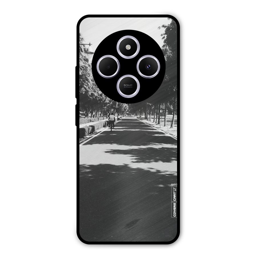Monochrome Path Metal Back Case for Poco C75 5G