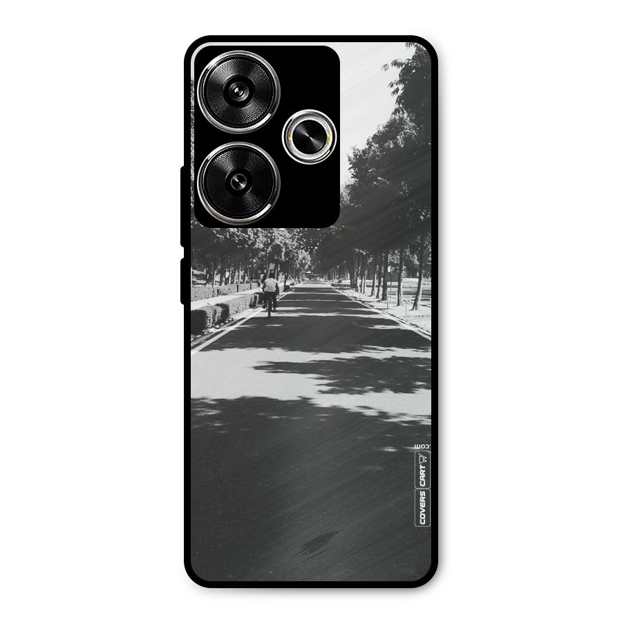 Monochrome Path Metal Back Case for Poco F6