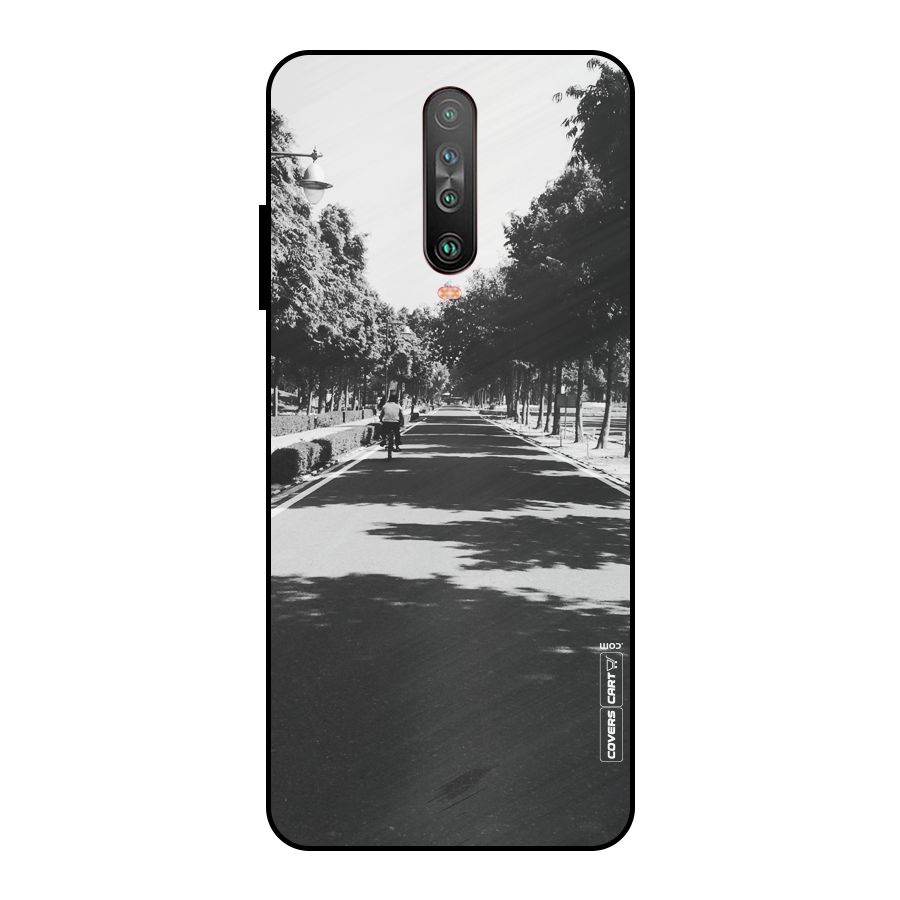 Monochrome Path Metal Back Case for Poco X2
