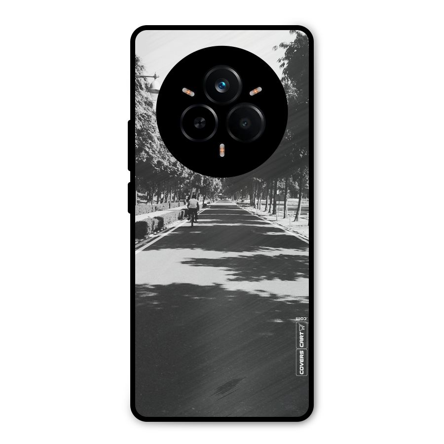 Monochrome Path Metal Back Case for Realme 14 Pro