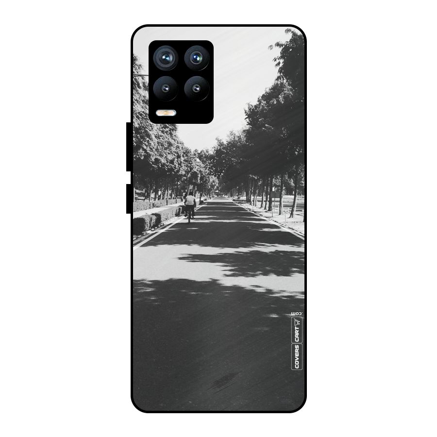 Monochrome Path Metal Back Case for Realme 8 Pro