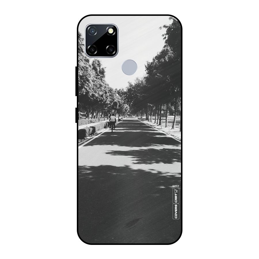 Monochrome Path Metal Back Case for Realme Narzo 20