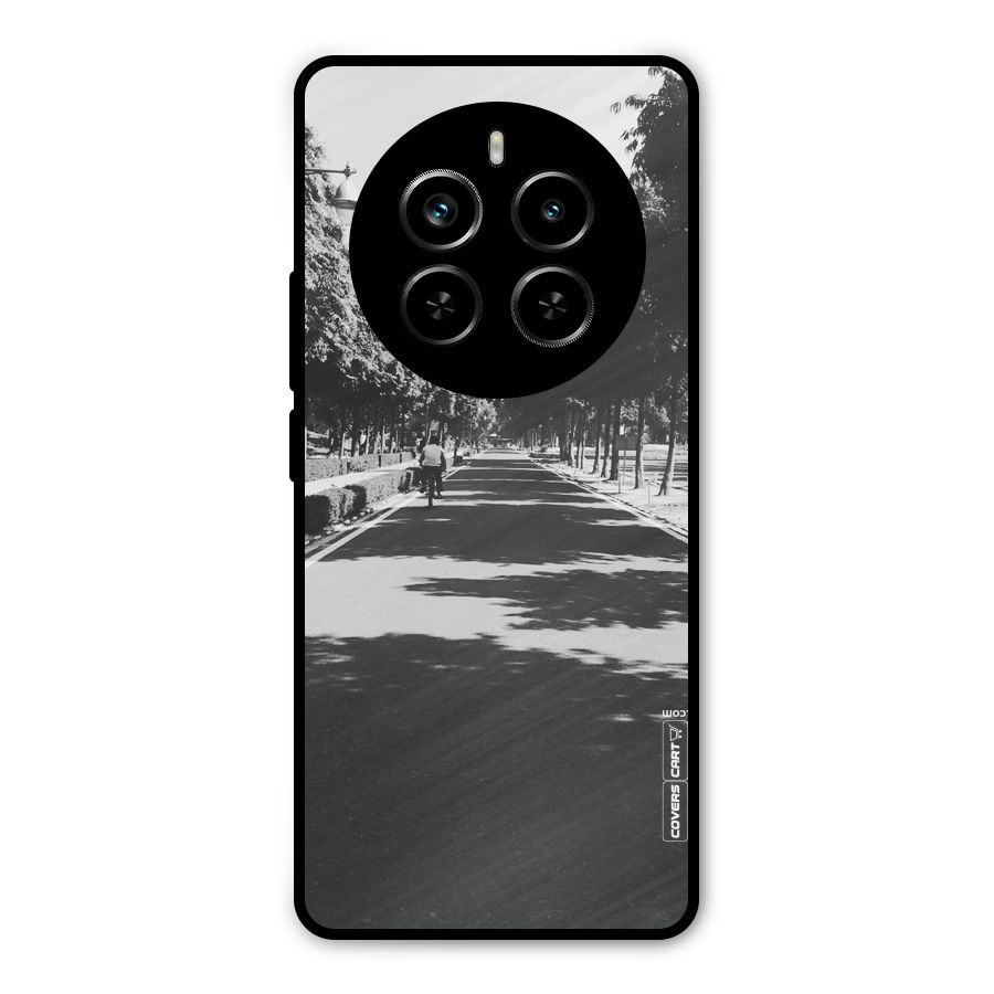 Monochrome Path Metal Back Case for Realme P1 Pro