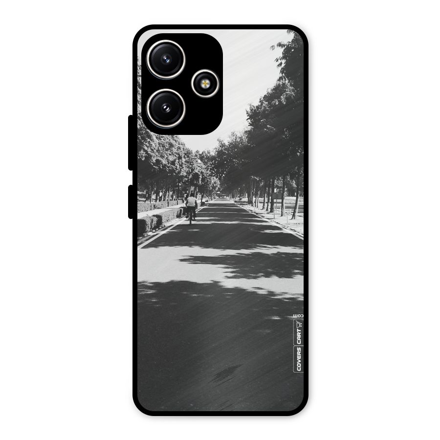 Monochrome Path Metal Back Case for Redmi 12 5G