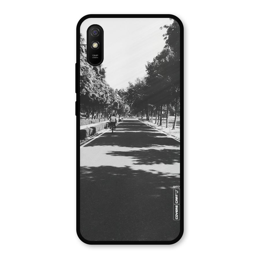 Monochrome Path Metal Back Case for Redmi 9i