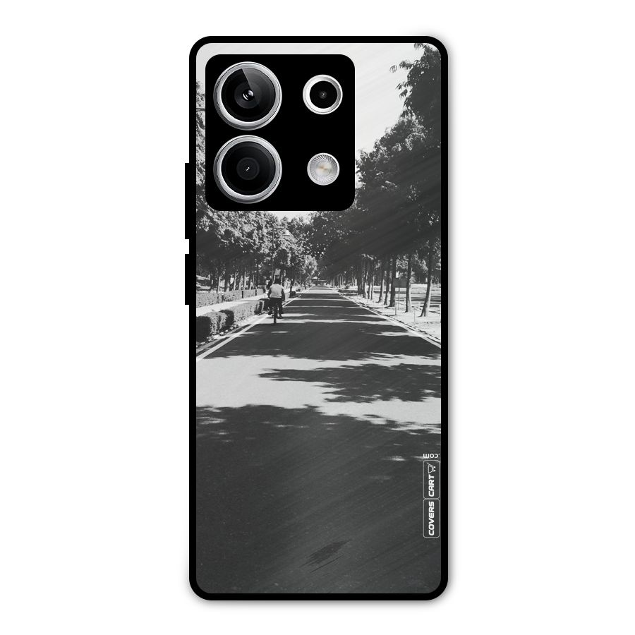 Monochrome Path Metal Back Case for Redmi Note 13 5G