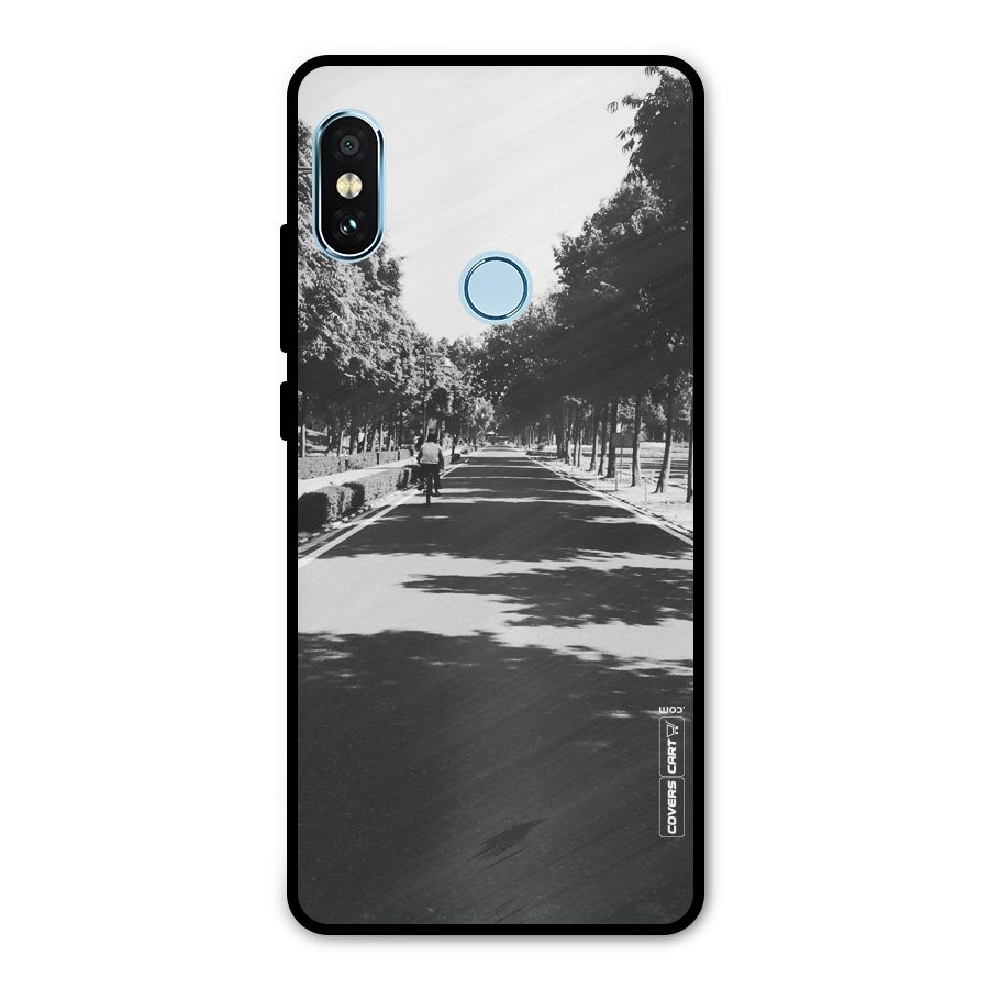 Monochrome Path Metal Back Case for Redmi Note 5 Pro