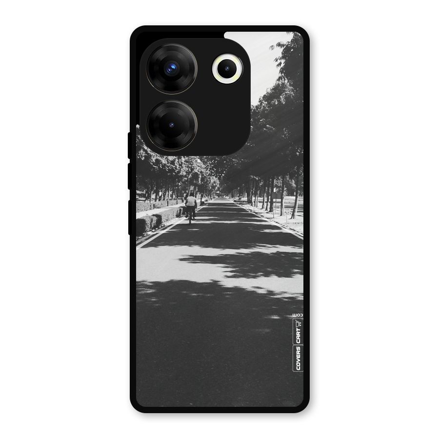 Monochrome Path Metal Back Case for Tecno Camon 20