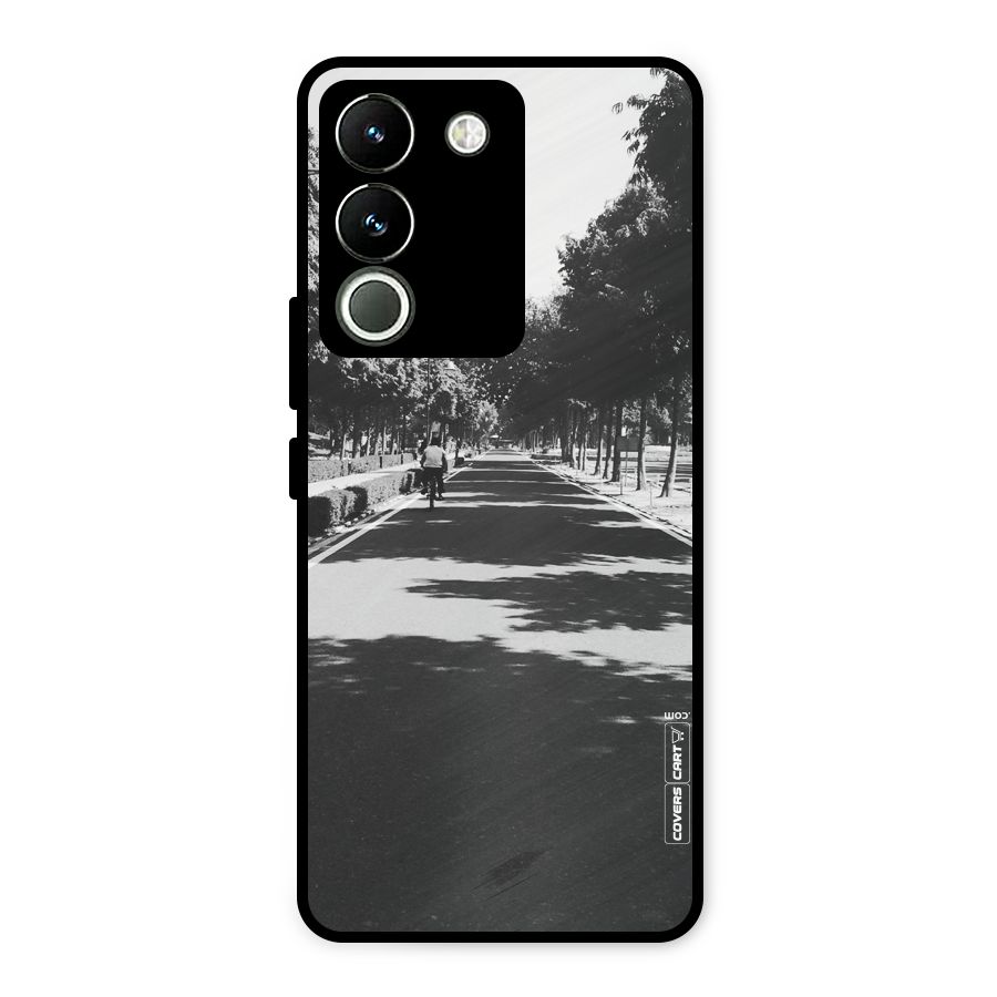 Monochrome Path Metal Back Case for Vivo Y200