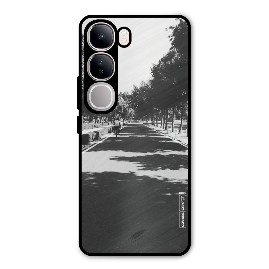 Monochrome Path Metal Back Case for Vivo Y300