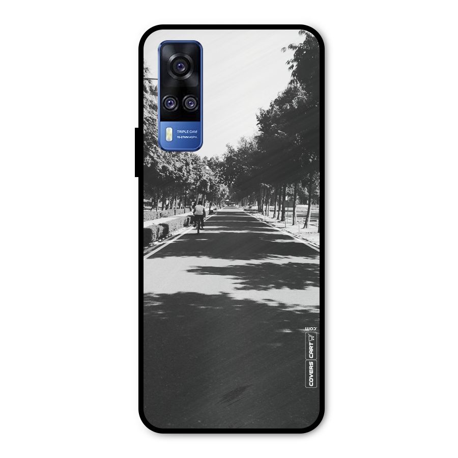 Monochrome Path Metal Back Case for Vivo Y31
