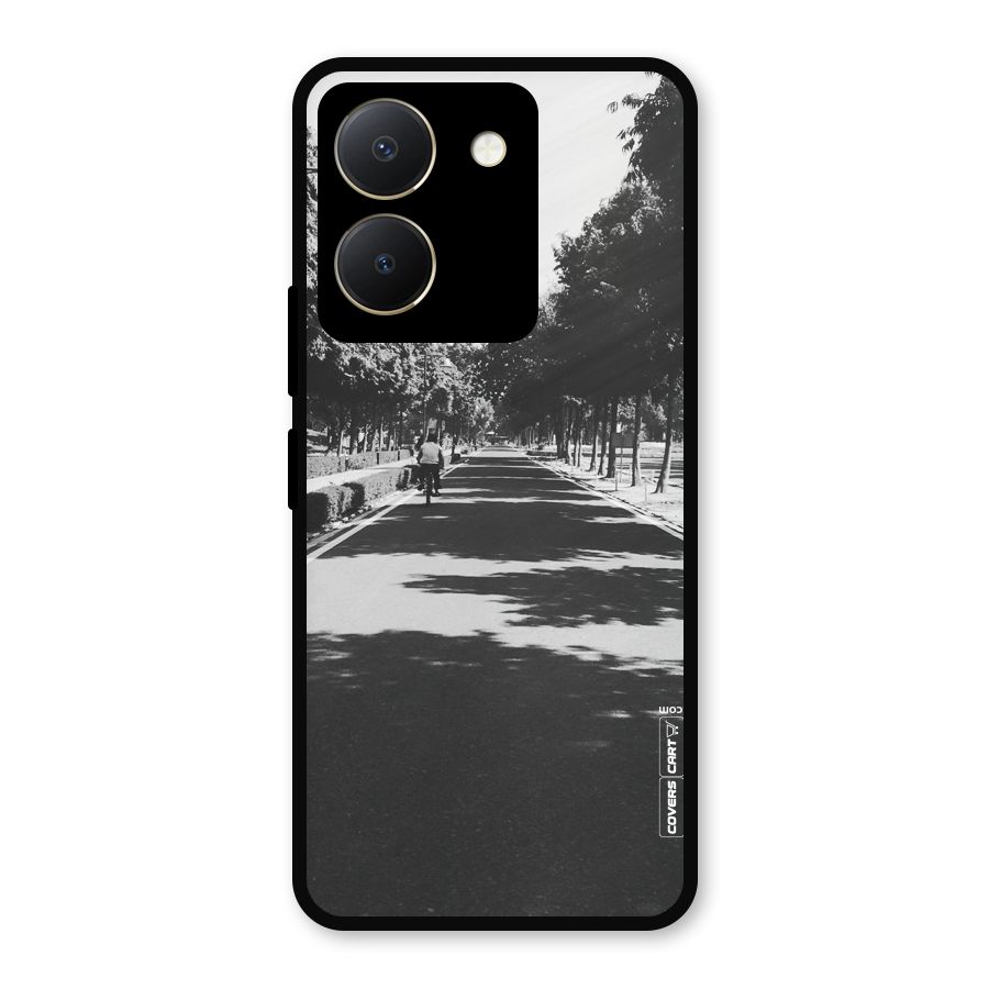 Monochrome Path Metal Back Case for Vivo Y36