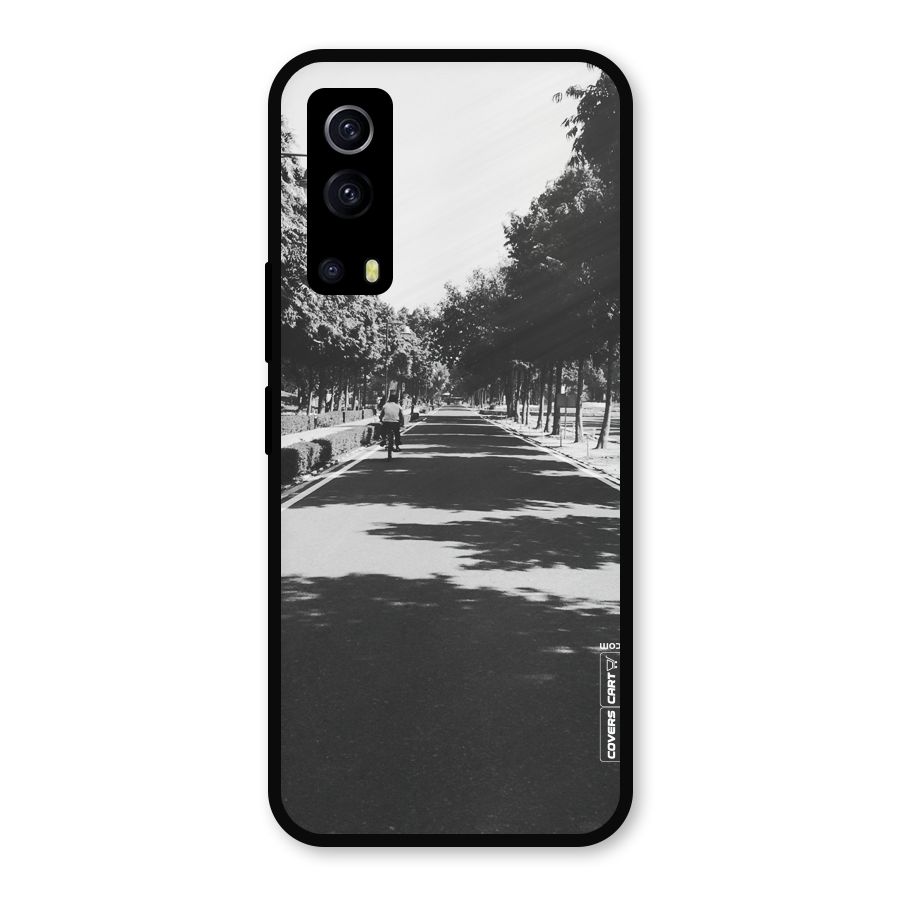 Monochrome Path Metal Back Case for iQOO Z3