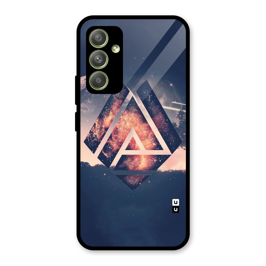 Moon Abstract Glass Back Case for Galaxy A54