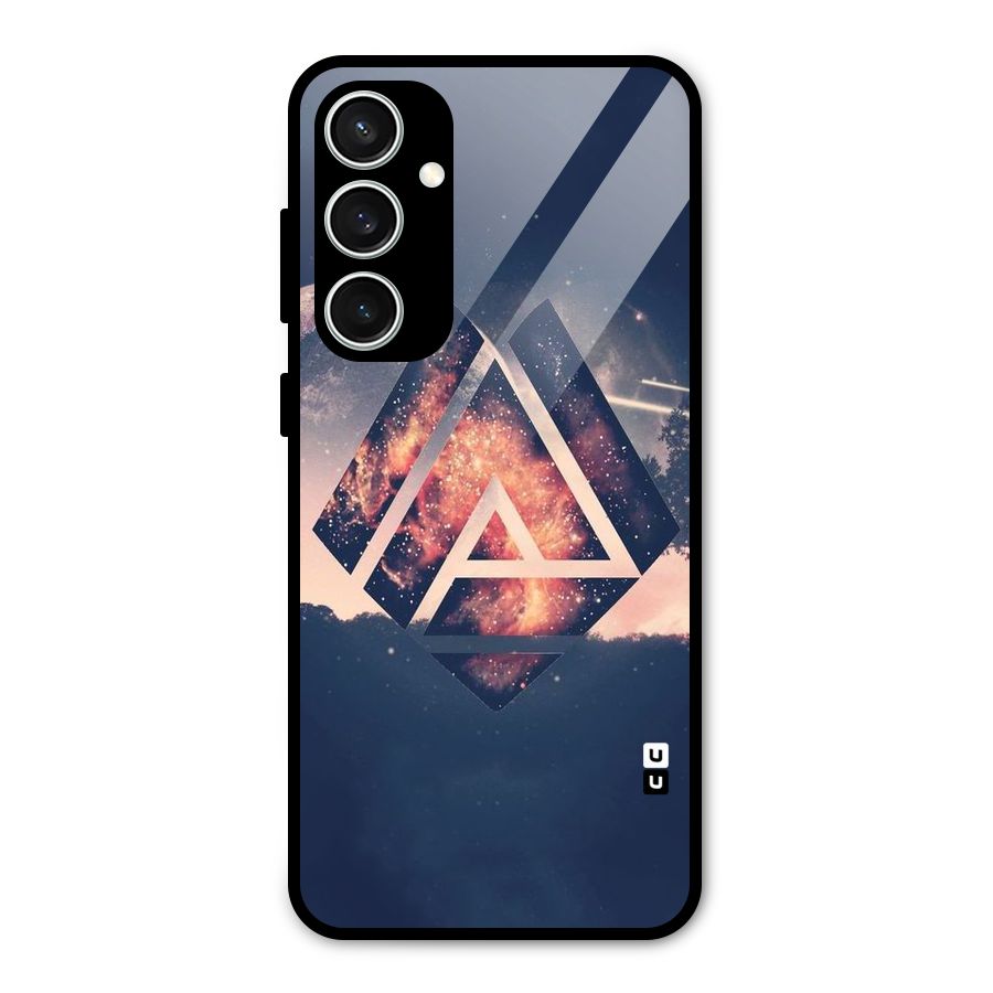 Moon Abstract Glass Back Case for Galaxy S23 FE