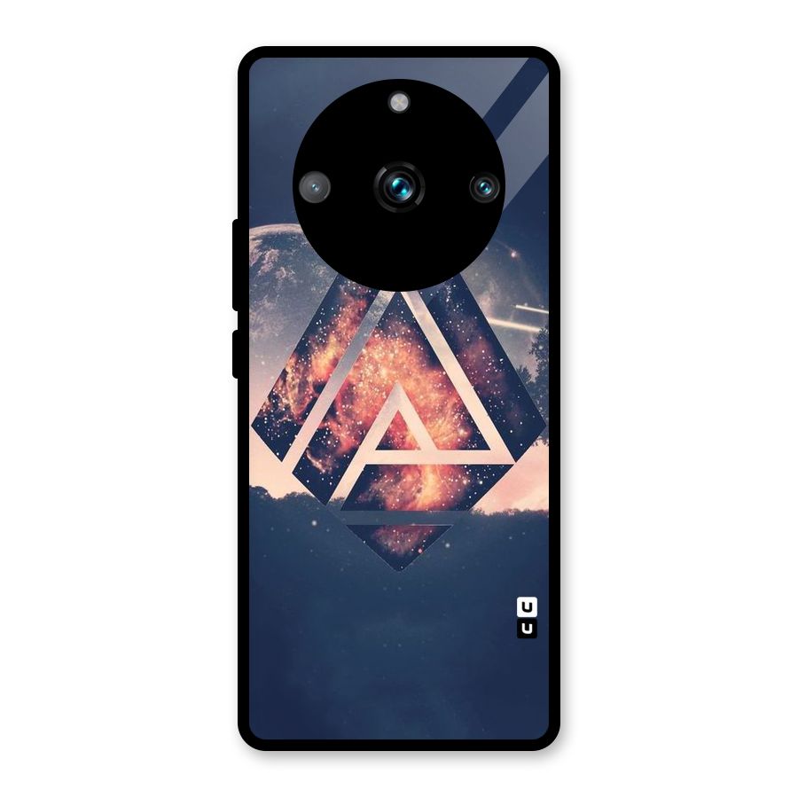 Moon Abstract Glass Back Case for Realme Narzo 60 Pro
