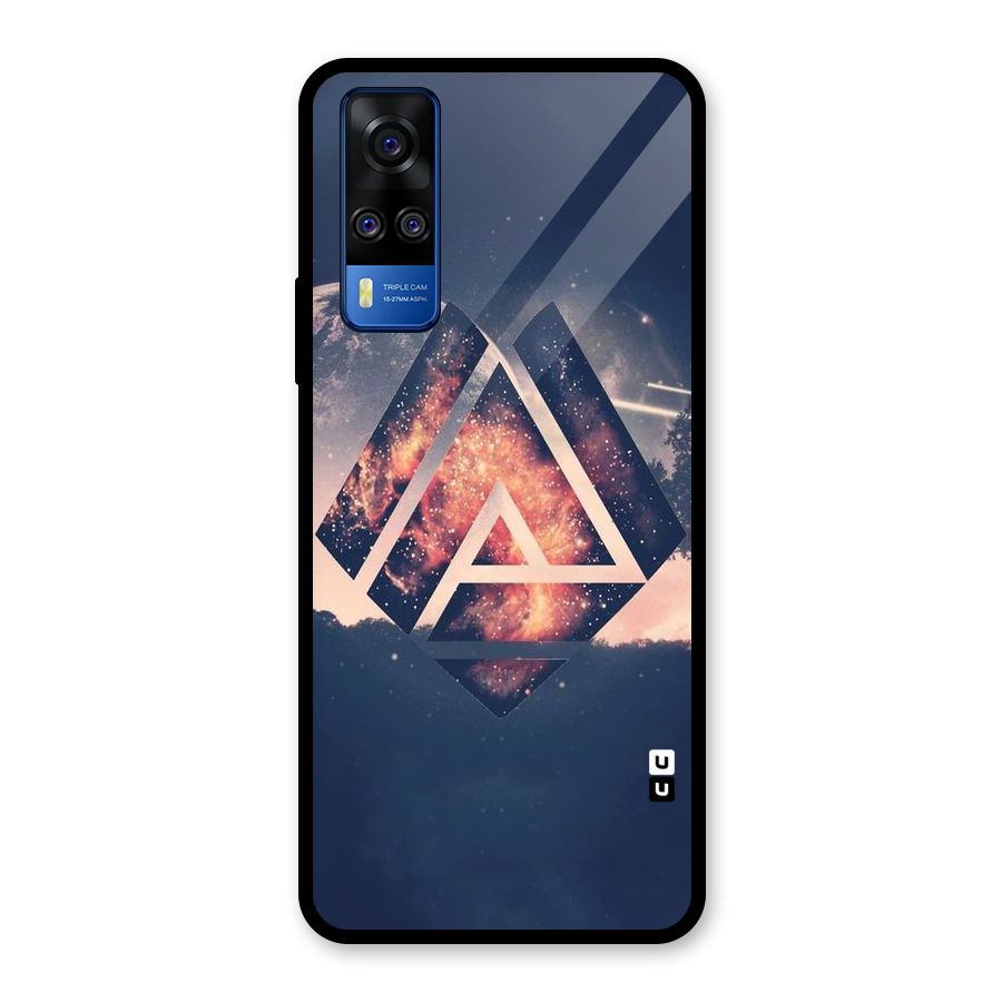 Moon Abstract Glass Back Case for Vivo Y31