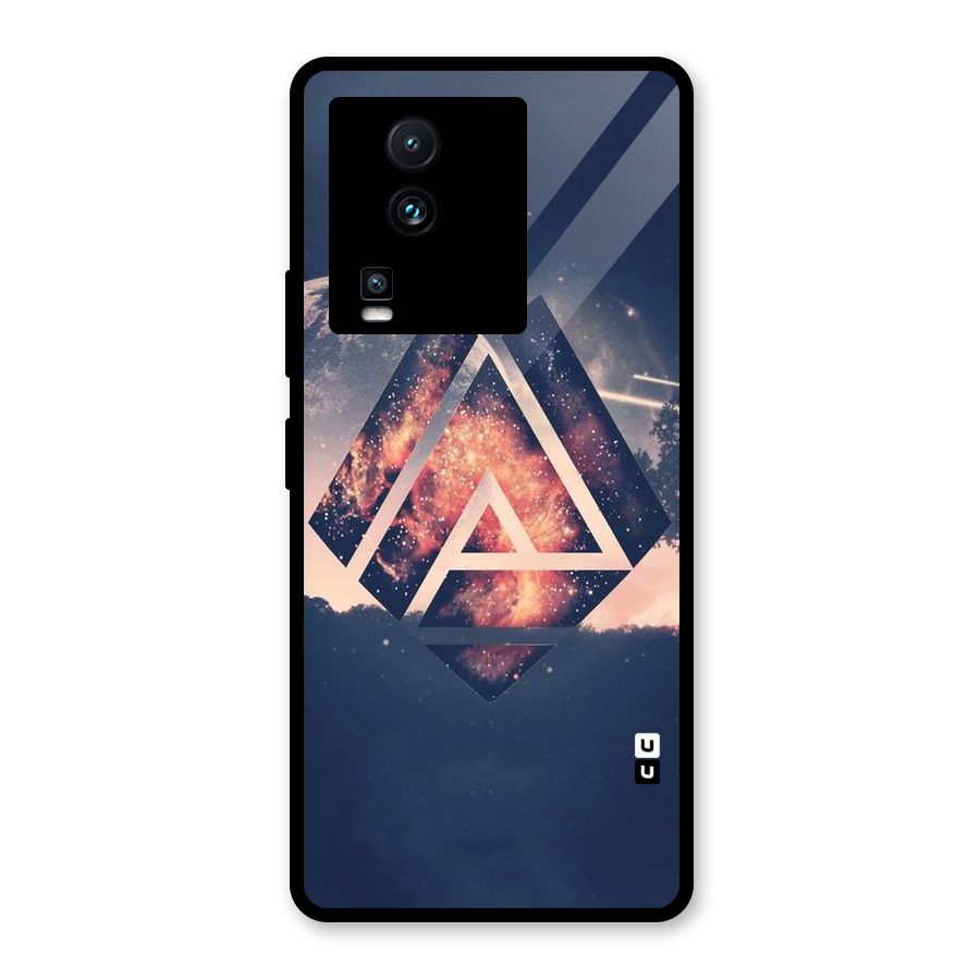 Moon Abstract Glass Back Case for Vivo iQOO Neo 7 Pro
