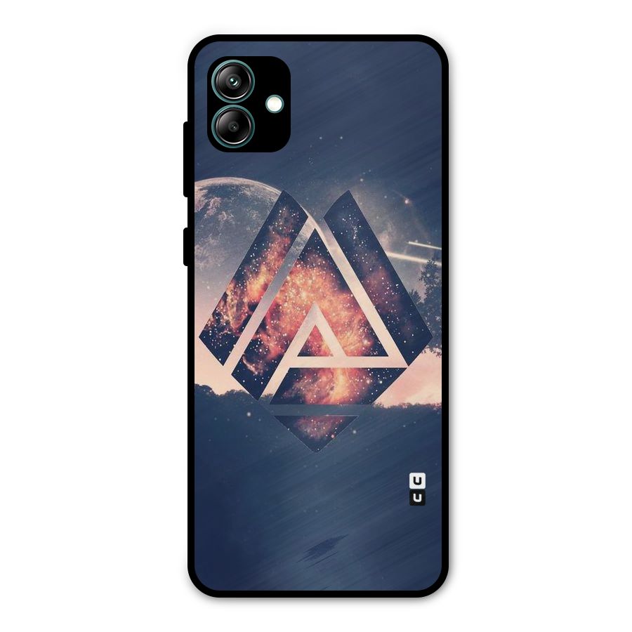 Moon Abstract Metal Back Case for Galaxy A04
