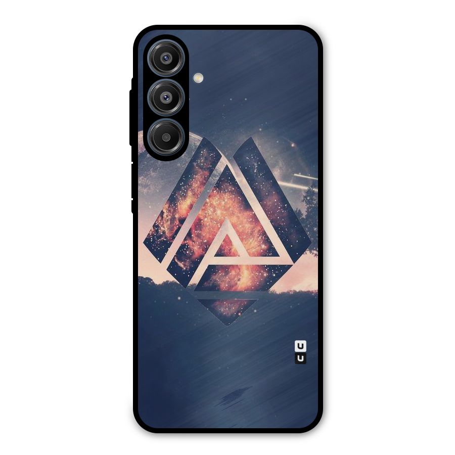 Moon Abstract Metal Back Case for Galaxy A16 5G