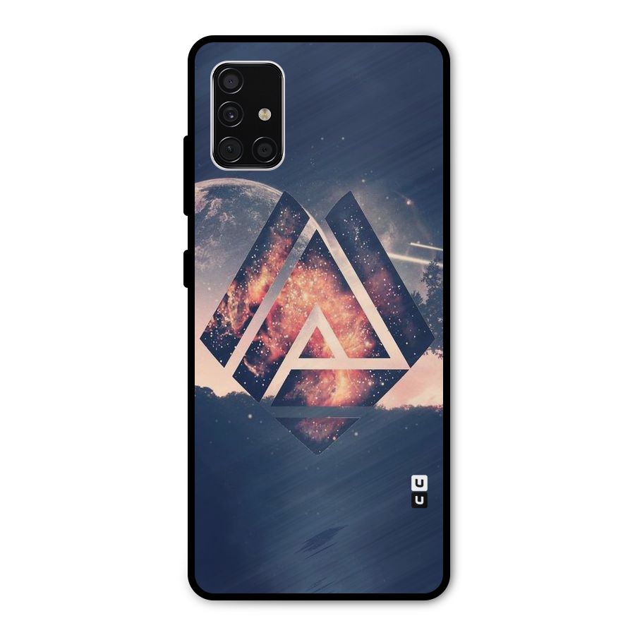 Moon Abstract Metal Back Case for Galaxy A51