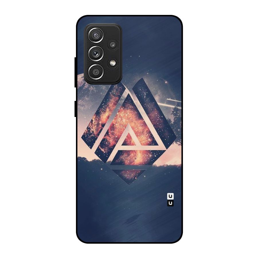 Moon Abstract Metal Back Case for Galaxy A52s 5G