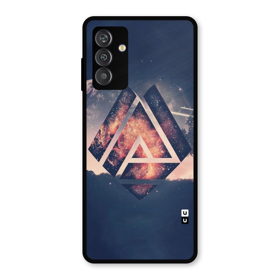 Moon Abstract Metal Back Case for Galaxy F13
