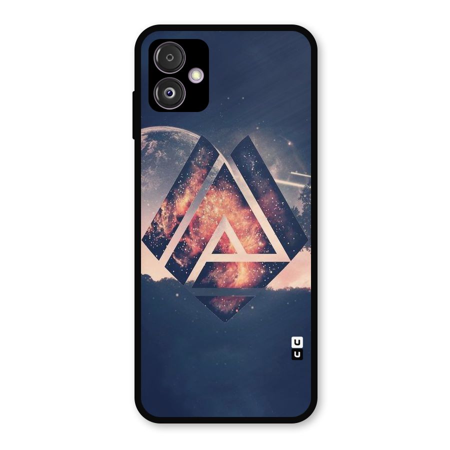 Moon Abstract Metal Back Case for Galaxy F14