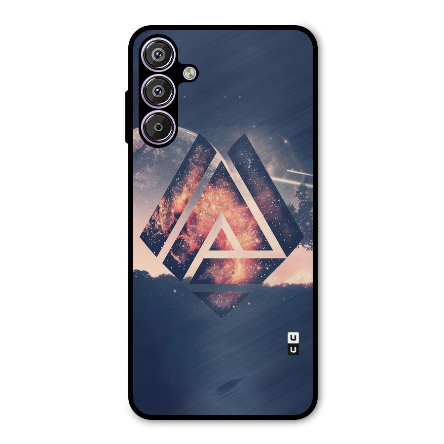 Moon Abstract Metal Back Case for Galaxy F15