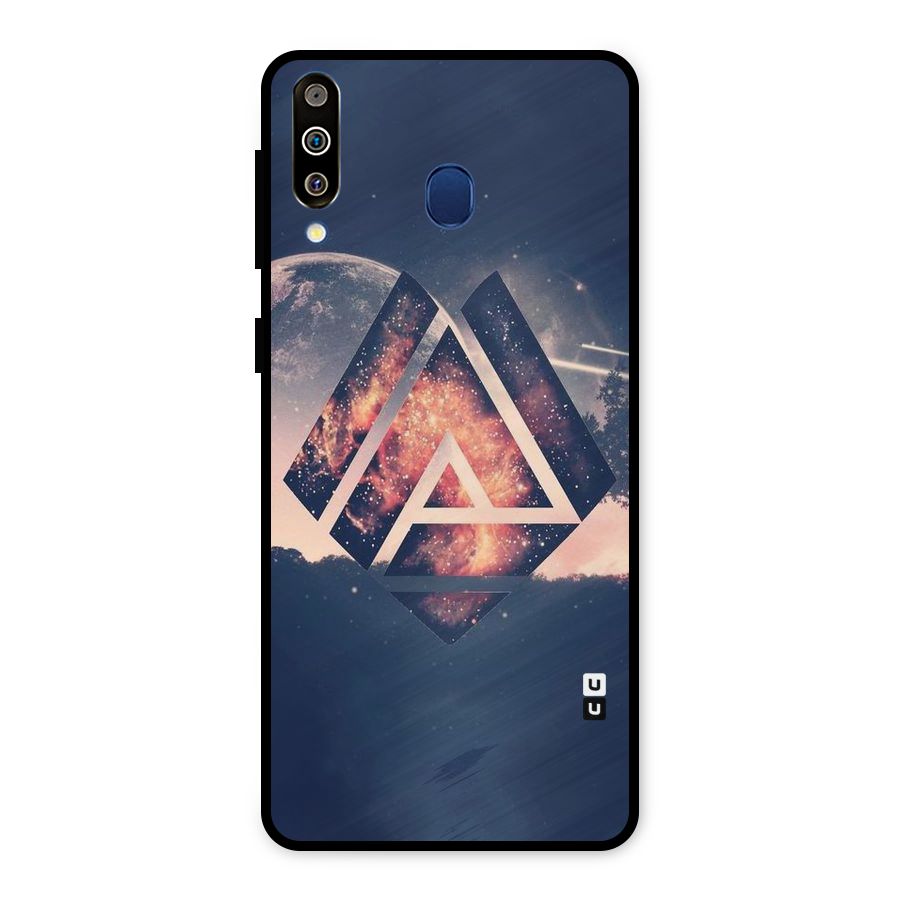 Moon Abstract Metal Back Case for Galaxy M30