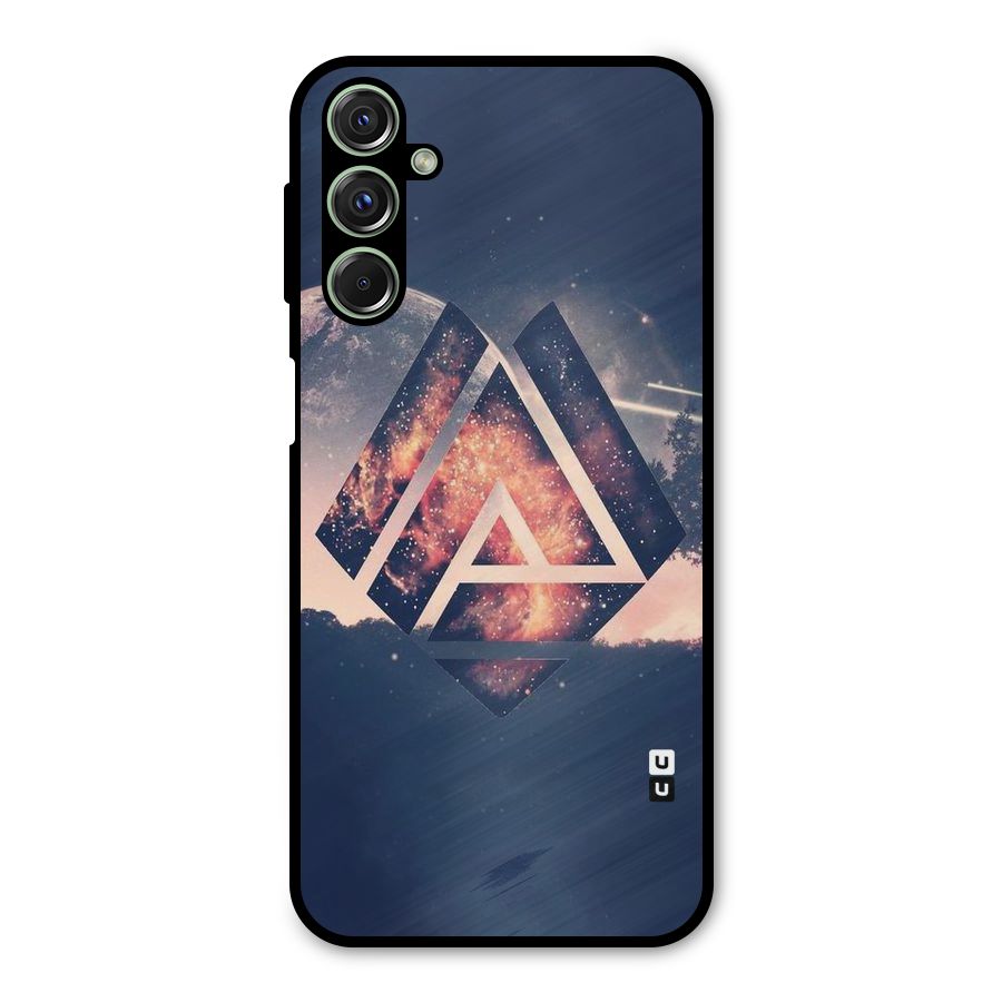 Moon Abstract Metal Back Case for Galaxy M34