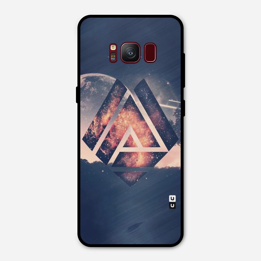 Moon Abstract Metal Back Case for Galaxy S8
