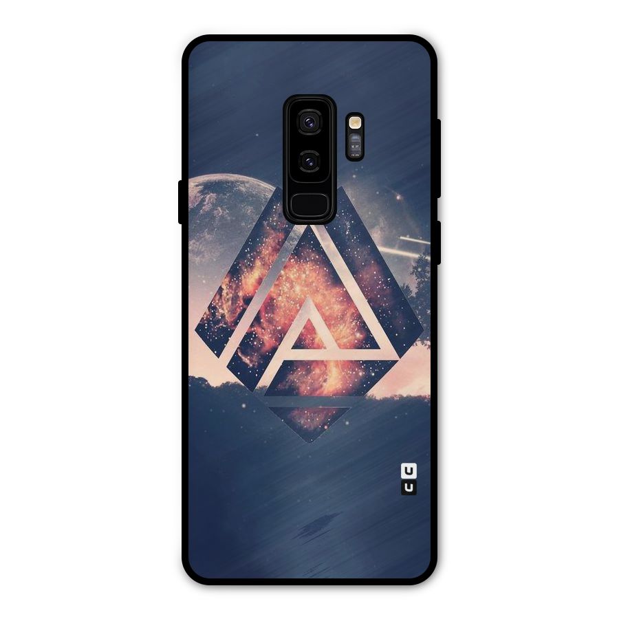 Moon Abstract Metal Back Case for Galaxy S9 Plus