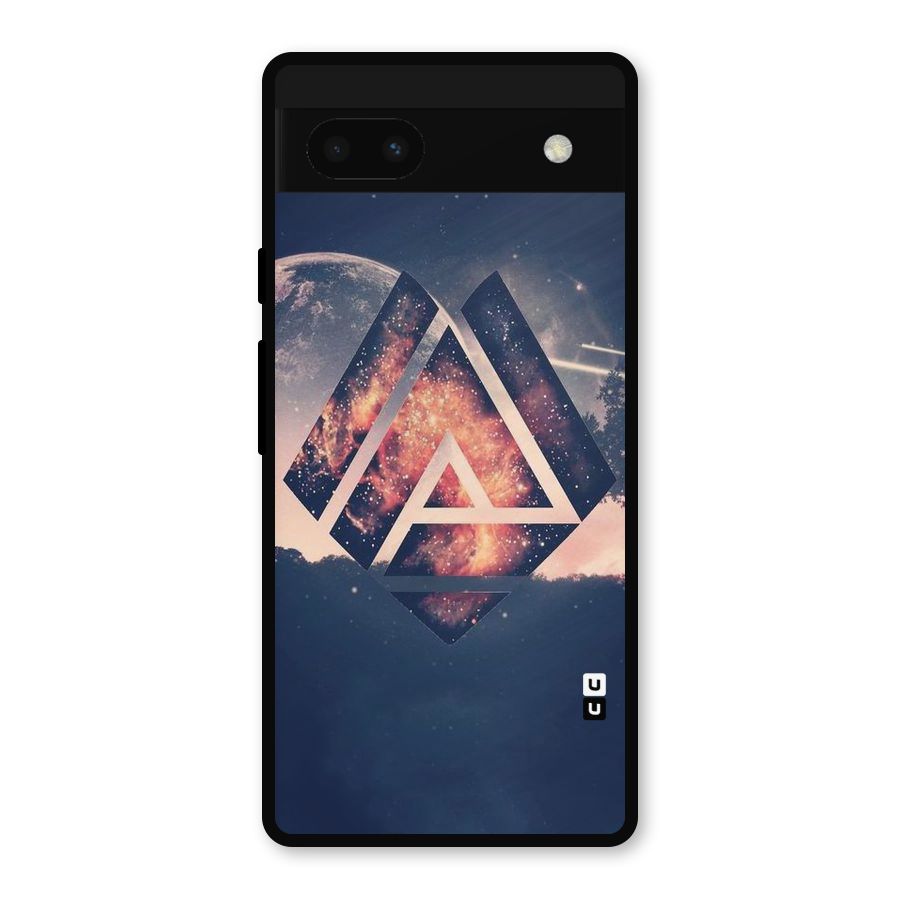 Moon Abstract Metal Back Case for Google Pixel 6a