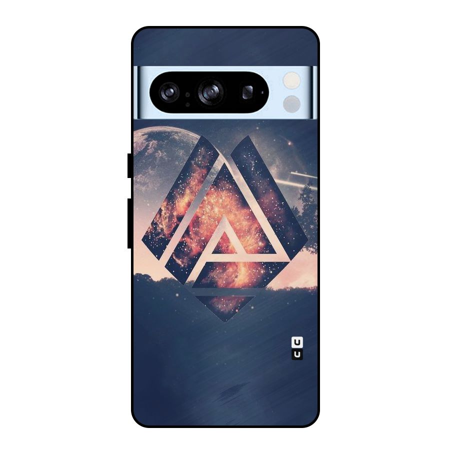 Moon Abstract Metal Back Case for Google Pixel 8 Pro