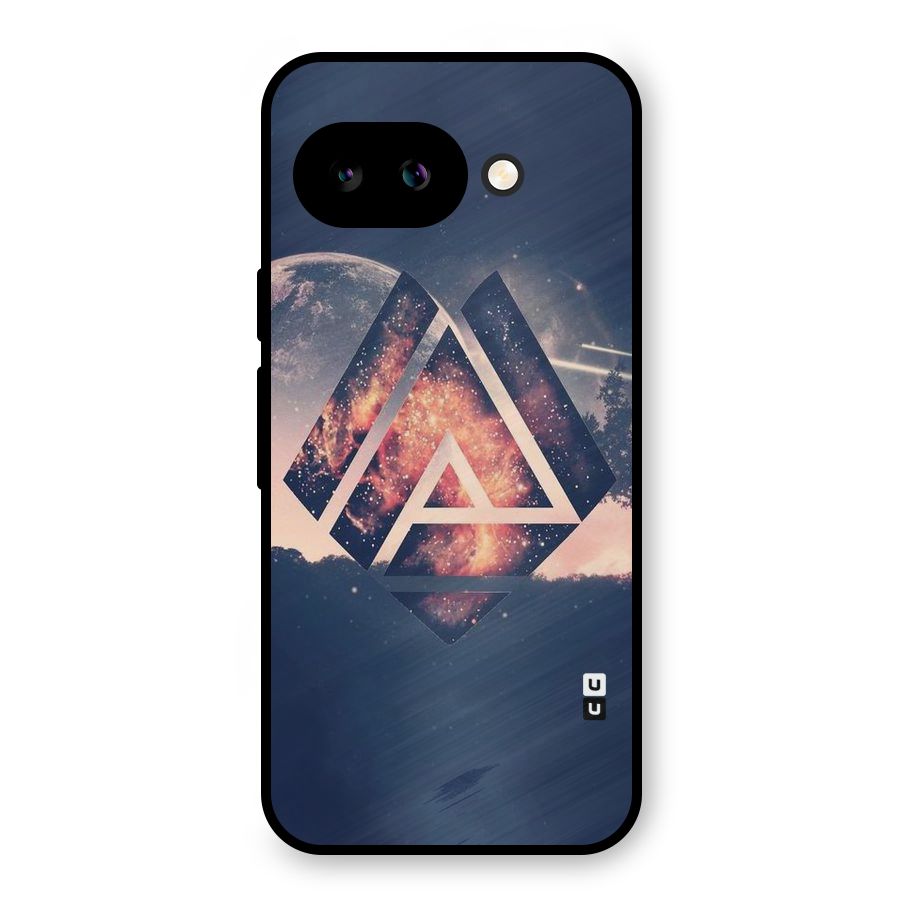 Moon Abstract Metal Back Case for Google Pixel 9a